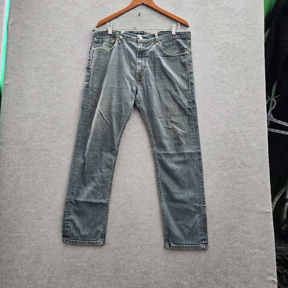 Levi's 508 Men Jeans 36X30 Blue Denim Regular Taper Fit 28